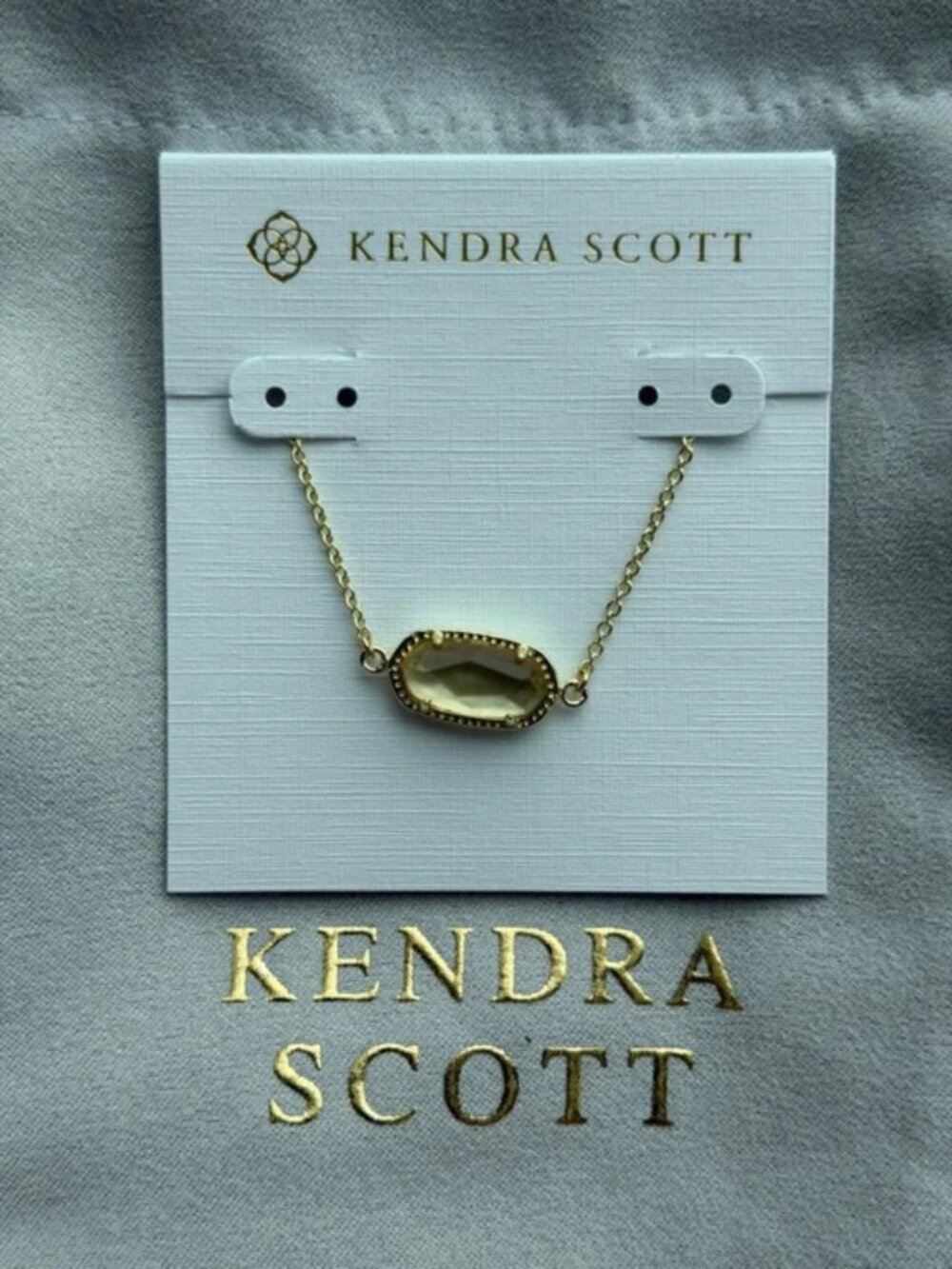 Kendra Scott Yellow Pendant Bracelet